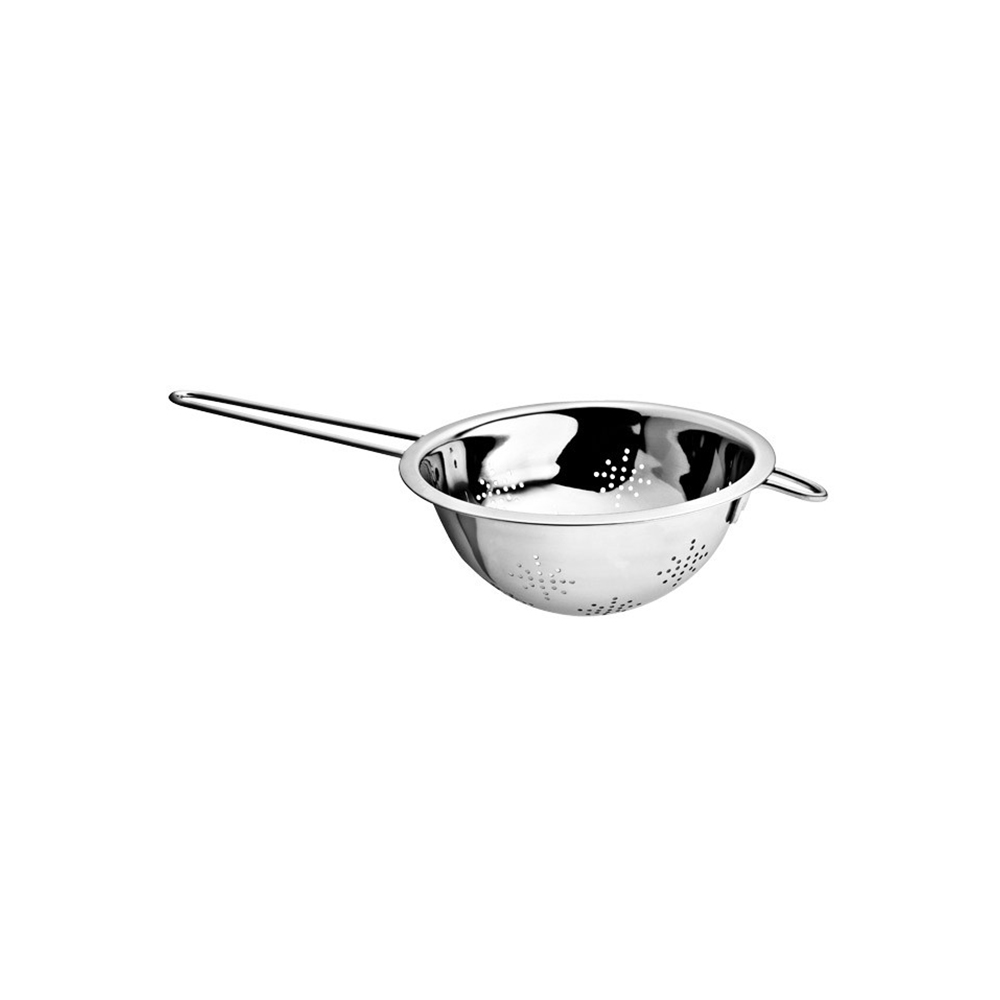 ESCORREDOR DE MASSAS COM CABO INOX 18CM - CM48