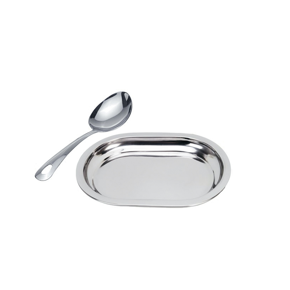 CONJUNTO PARA ARROZ C/2 PCS INOX - CM12