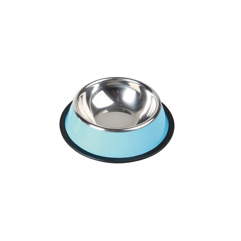 COMEDOURO DE INOX COLORIDO 15CM - CM200