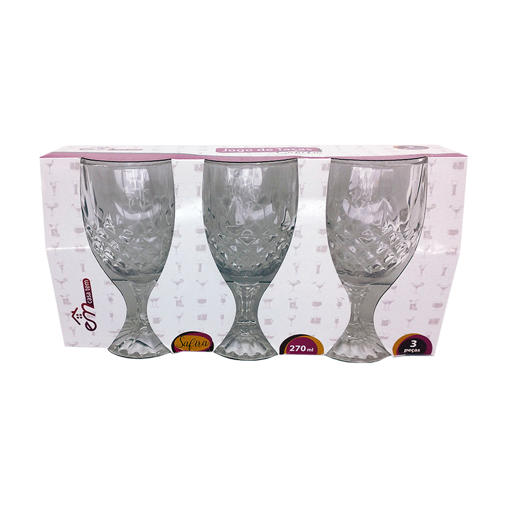 JG DE TACAS 270 ML C/ 3 UNID- CM16