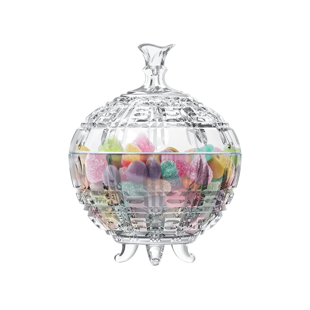 BOMBONIERE DE VIDRO ATHENA 850 ML -CM6