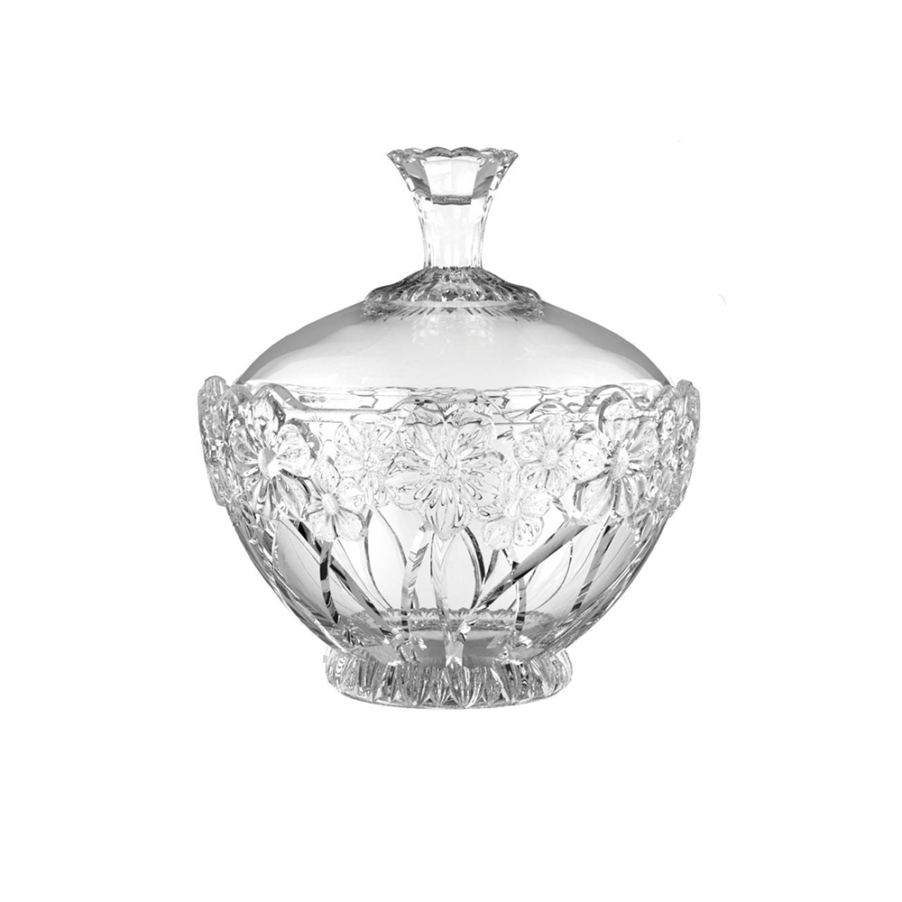 BOMBONIERE DE VIDRO FLÓRIDA 370ML - CM12