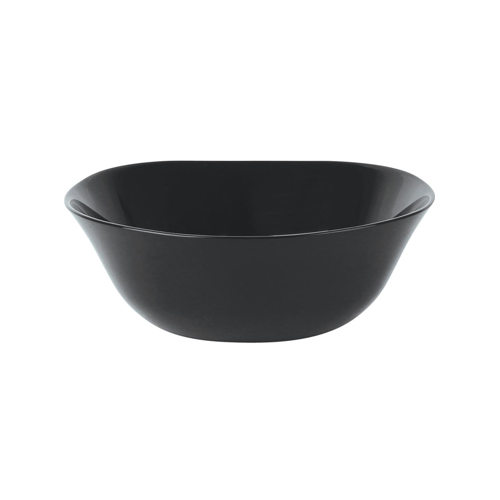 PRATO DE VIDRO 12,5*3,8CM PRETO