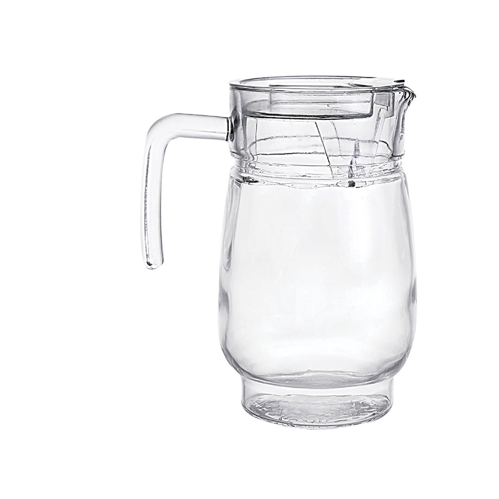 JARRA DE VIDRO 1,5L COM TAMPA LISA  - CM12