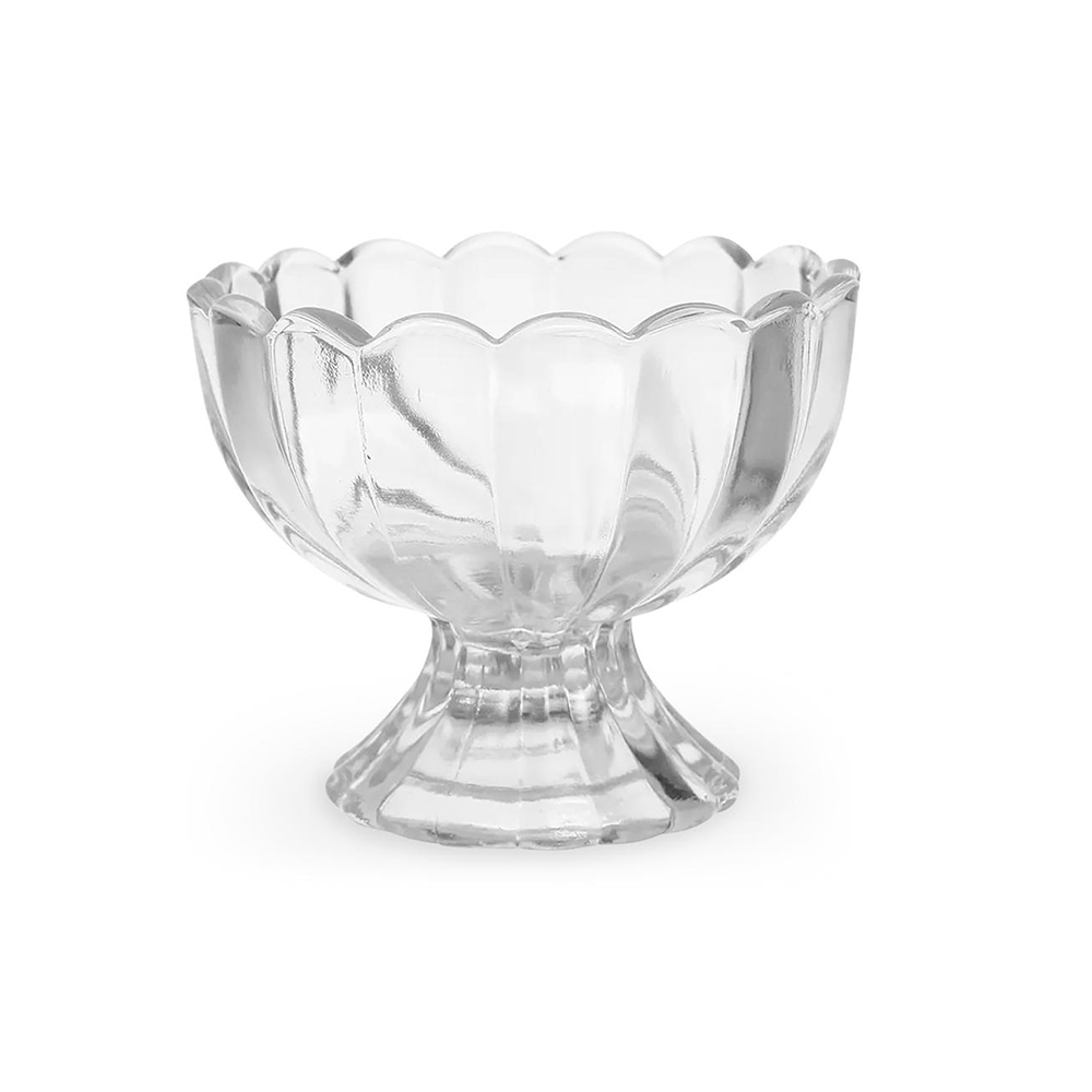 JOGO DE TAÇA DE SORVETE 150ML 7.6X9 - 17X5.05CM 6 PÇS - CM09