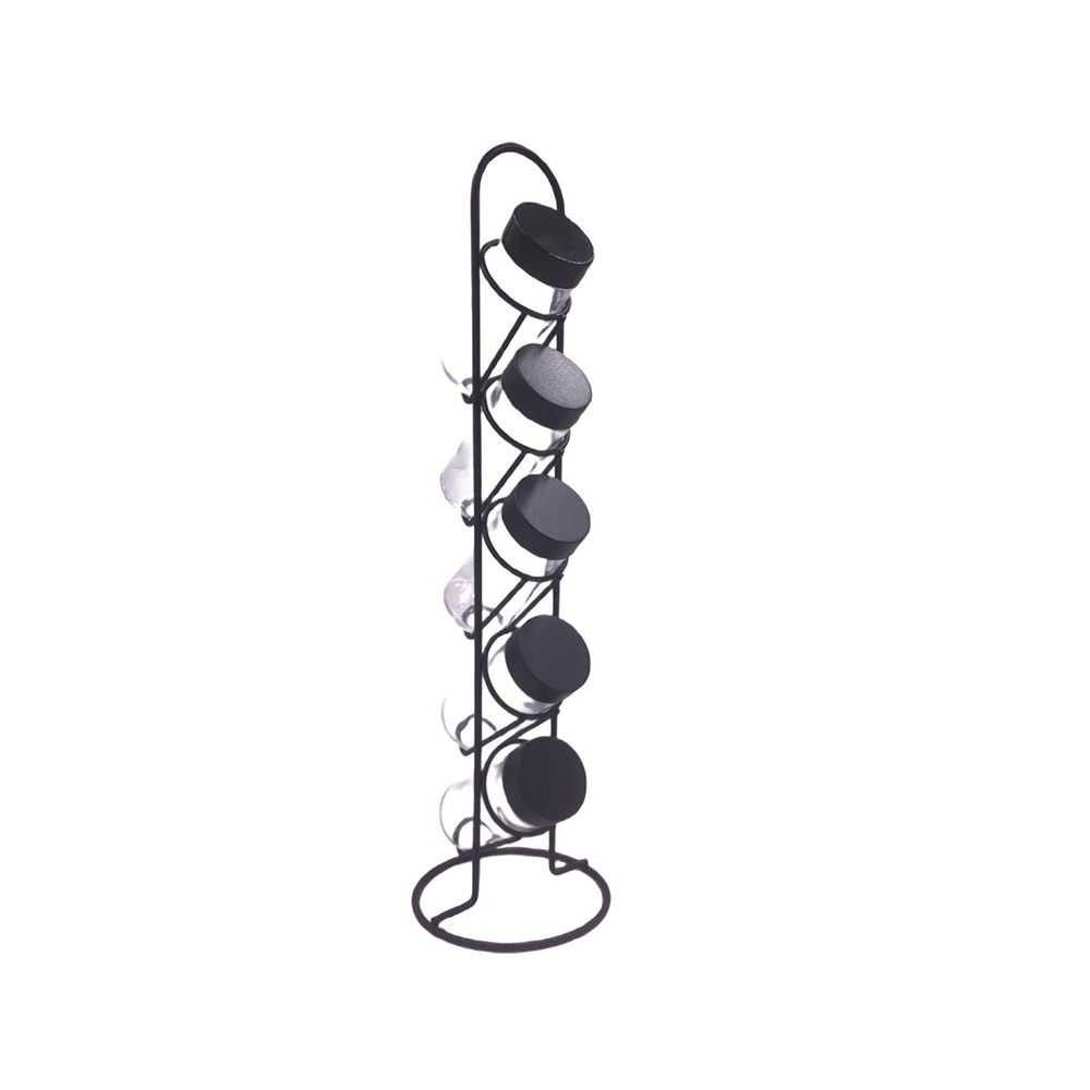 PORTA TEMPERO TORRE 5 POTES BLACK 90ML - CM12