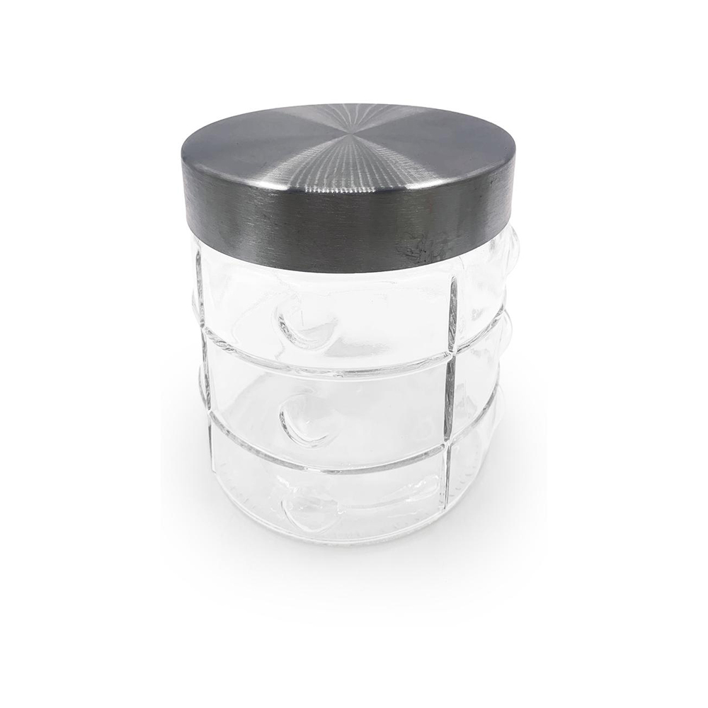 CONJ POTES DE VIDRO 800ML C/ TAMPA 3PÇS - CM08