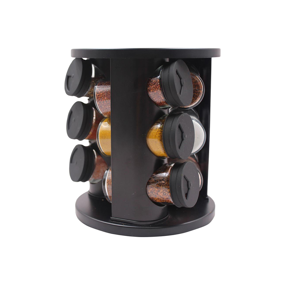 JOGO PORTA CONDIMENTOS GIRATORIO C/9 POTES DE 85ML - CM4