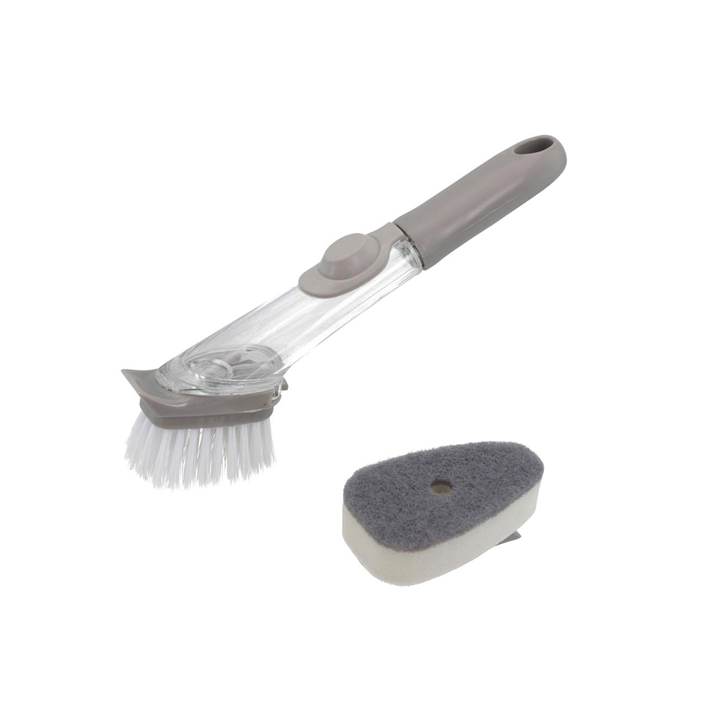 ESCOVA DE LIMPEZA COM CABO DISPENSER 24X4X5CM - CM24