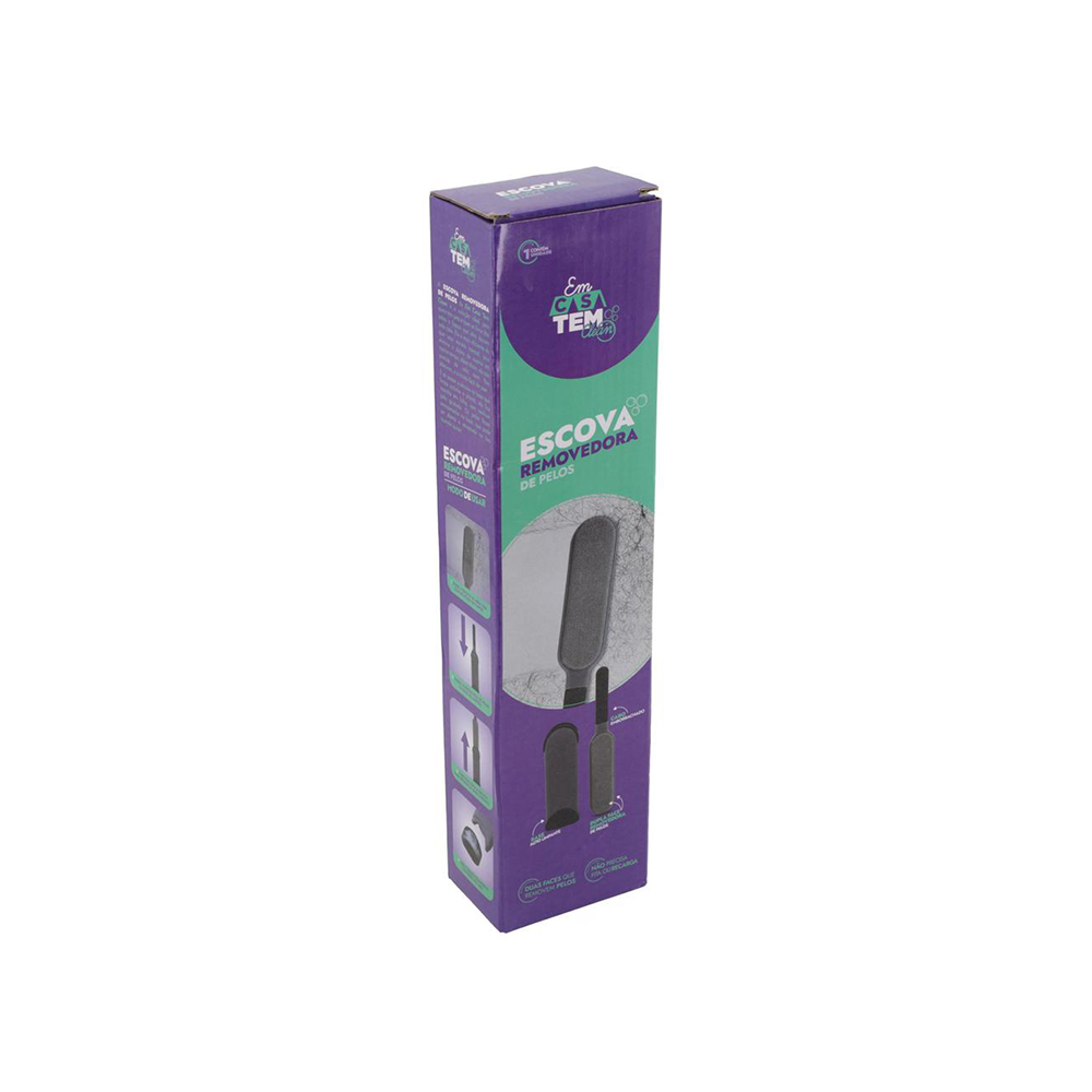 ESCOVA REMOVEDORA DE PELOS 33X7,5X5CM - CM24