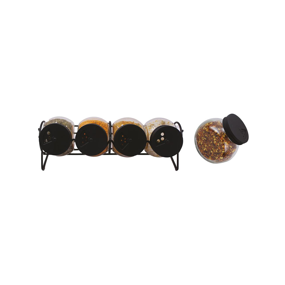 JOGO PORTA CONDIMENTOS GIRATORIO C/6 POTES DE 85ML - CM6