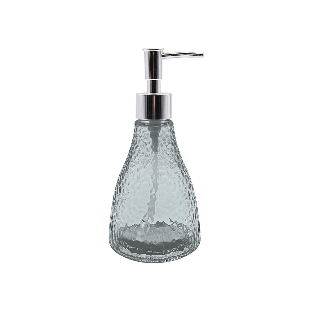 DISPENSER LIQUIDO VIDRO CINZA 360ML - CM48
