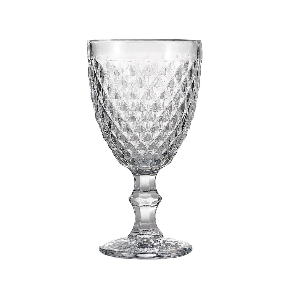 JOGO TAÇA DE VIDRO AGATA INCOLOR 340ML 06 PCS - CM08