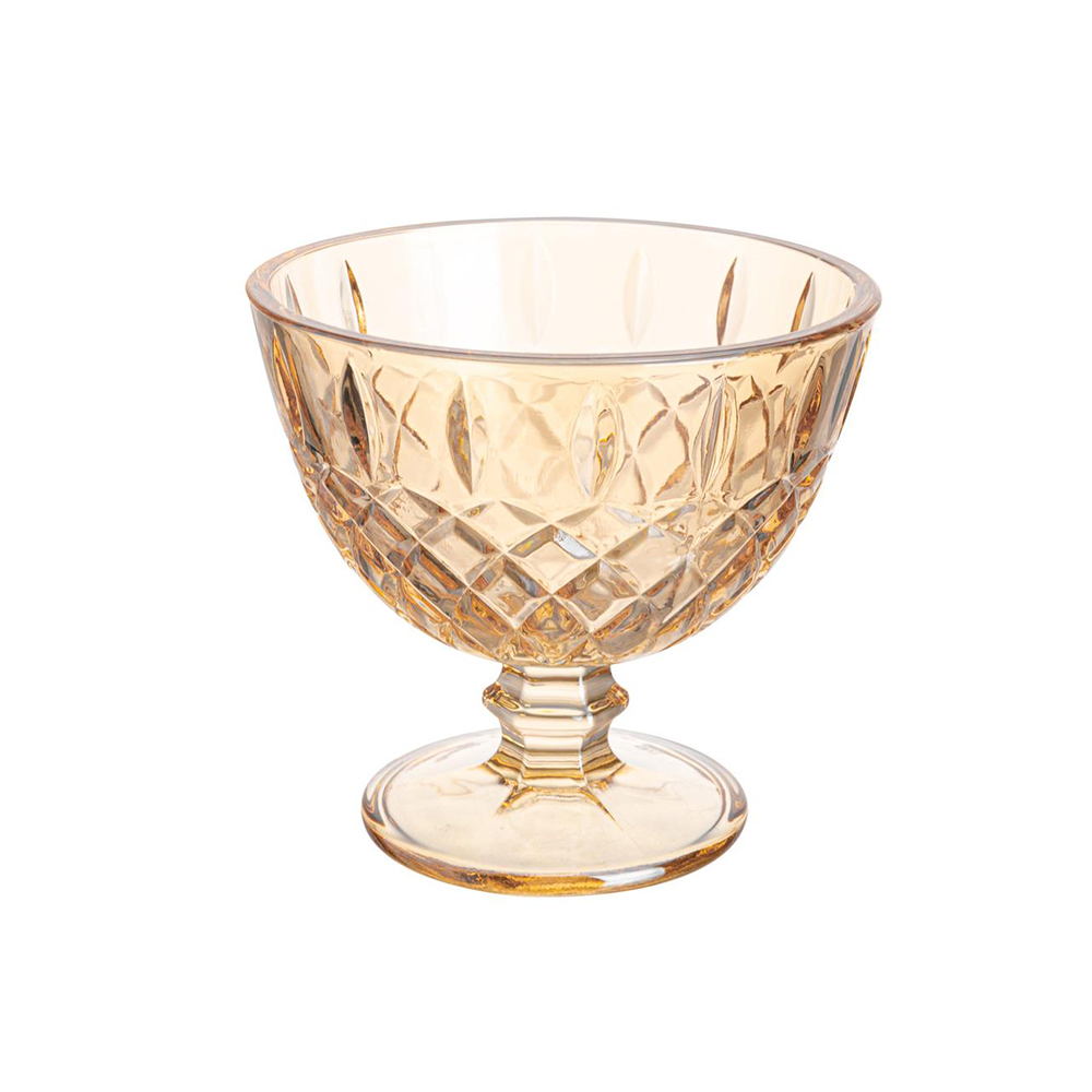 JOGO TAÇA DE VIDRO GRANADA AMBAR 300ML 06 PCS - CM08