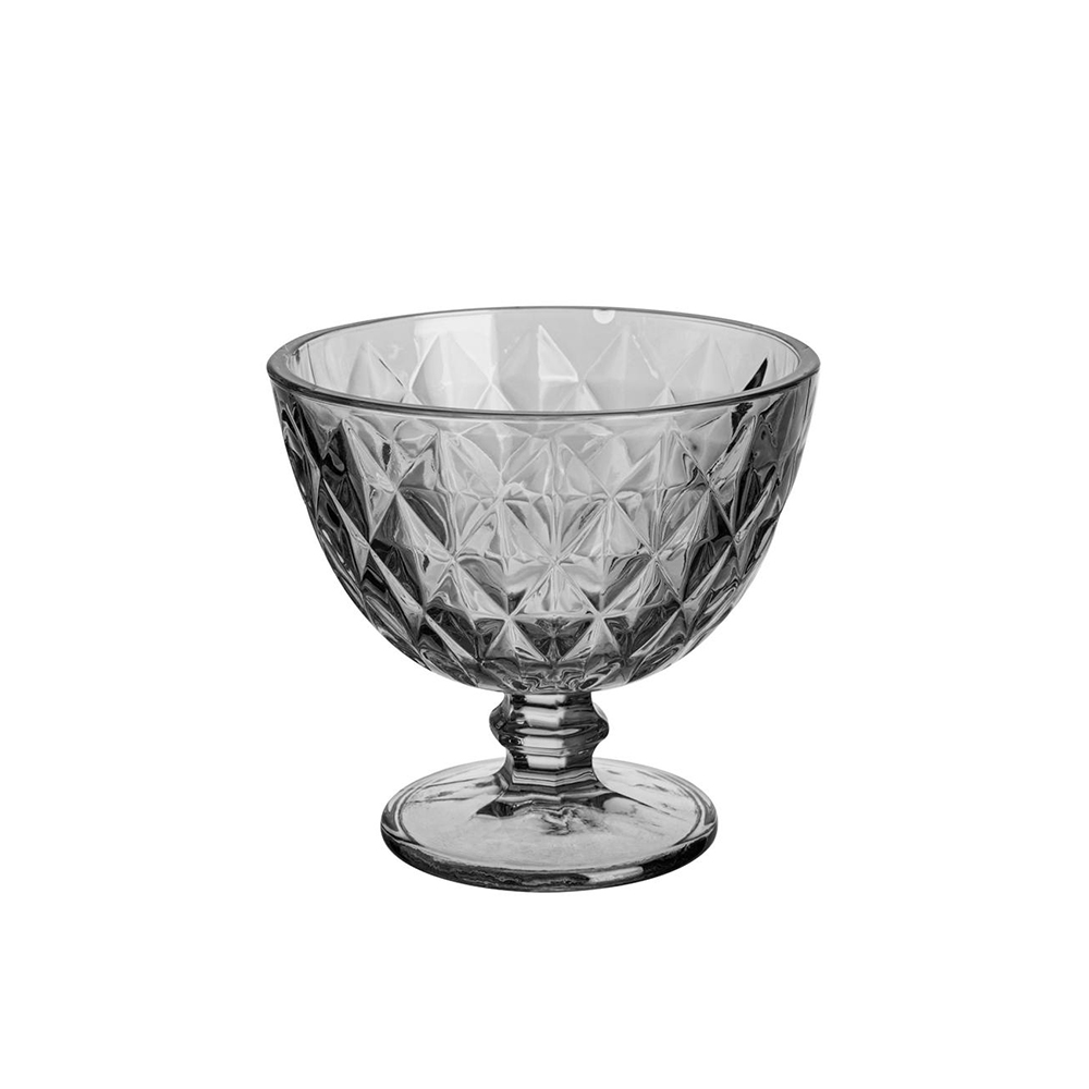 JOGO TAÇA DE VIDRO TOPAZIO FUME 300ML 06 PCS - CM08