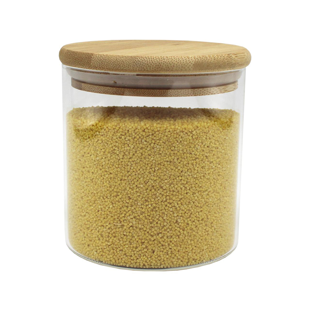 POTE TAMPA DE BAMBU 8X12CM 480ML - CM12